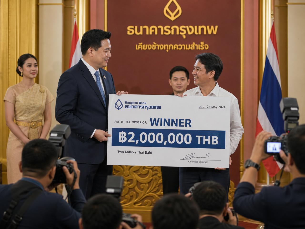 พิธีมอบรางวัลอย่างเป็นทางการ · ธนาคารกรุงเทพ